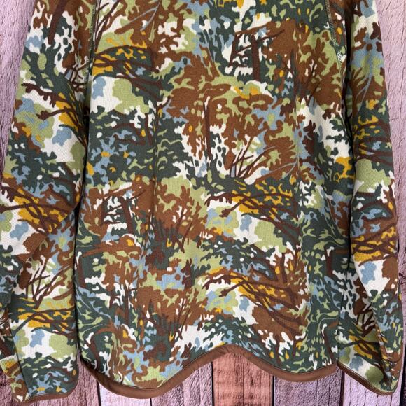 The North Face Gordon Lyons Quarter Zip Fleece Pullover Thyme Pinecone Brown XXL - Picture 6 of 10
